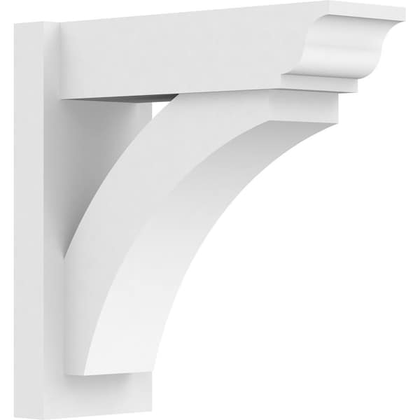 Ekena Millwork Thorton Architectural Grade PVC Outlooker with Traditional Ends, 7"W X 18"D X 18"H OUTP07X18X18THR01 - main